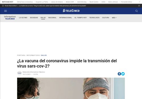 La vacuna del coronavirus no impide que la gente se pueda contagiar 