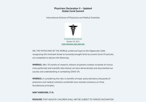 Global Covid Summit
