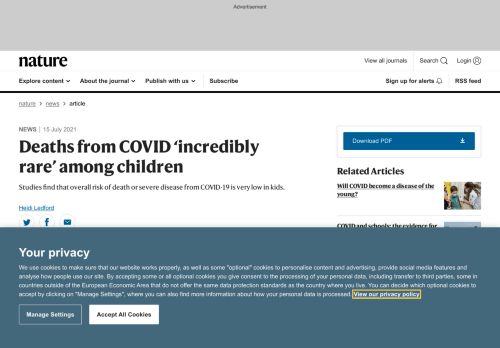 Deaths from COVID ‘incredibly rare’ among children
